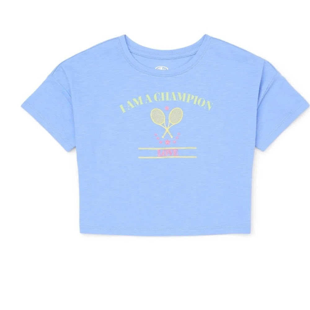 🔴 3/$12 Girl’s graphic crop tee! NWT!